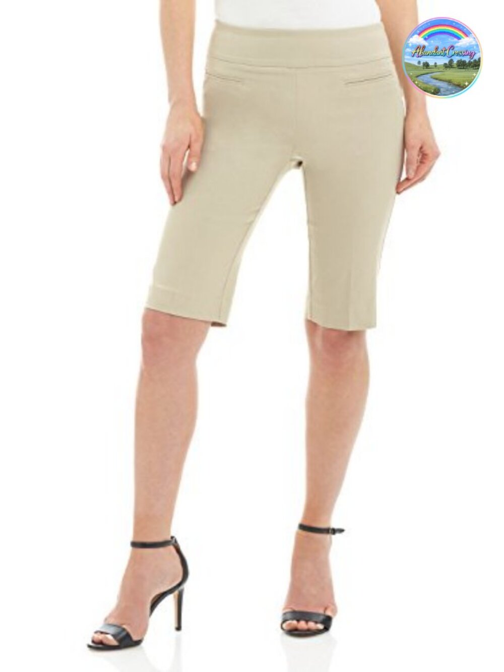 Women's Pull-On Casual Shorts with Contour Waistband